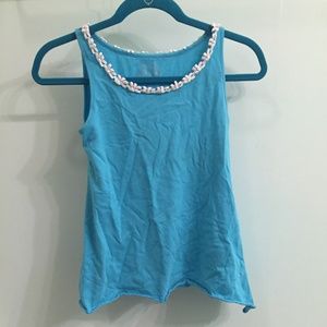 Blue tank top